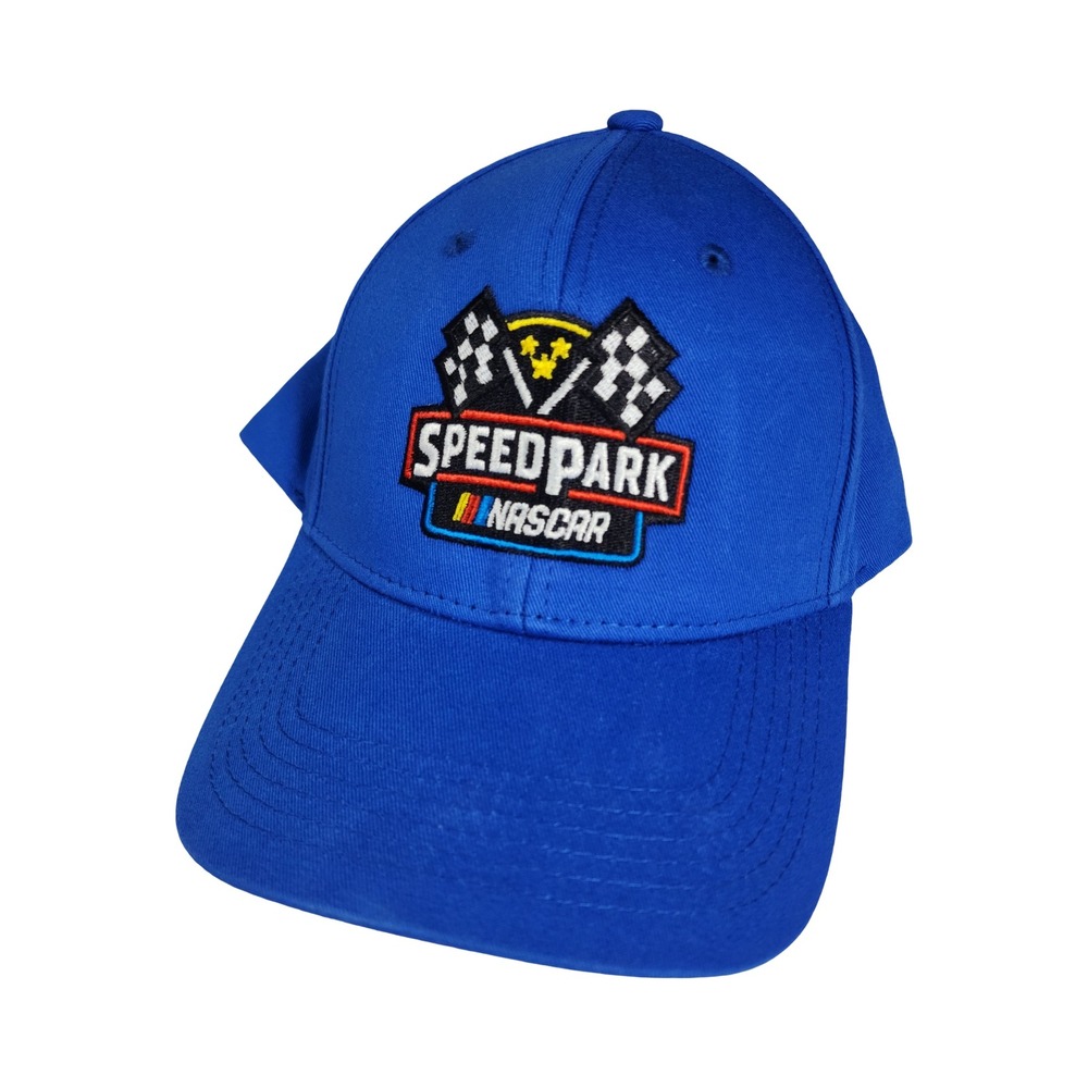 Speed Park NASCAR Racing Embroidered Blue Baseball Cap Hat‎ Adjustable Strap